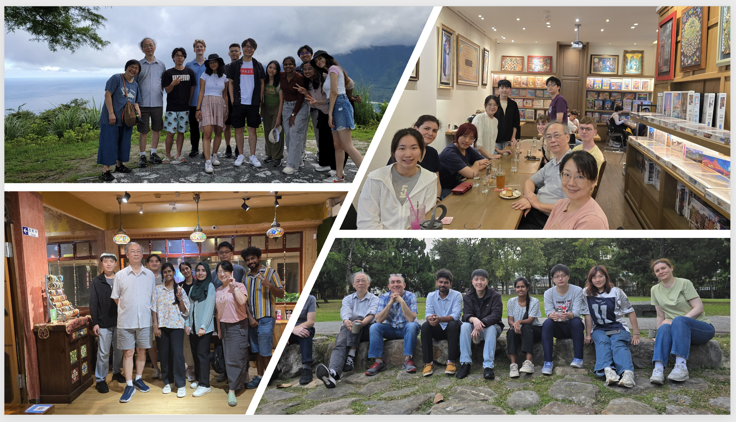 Besides research, the group must have some fun too!